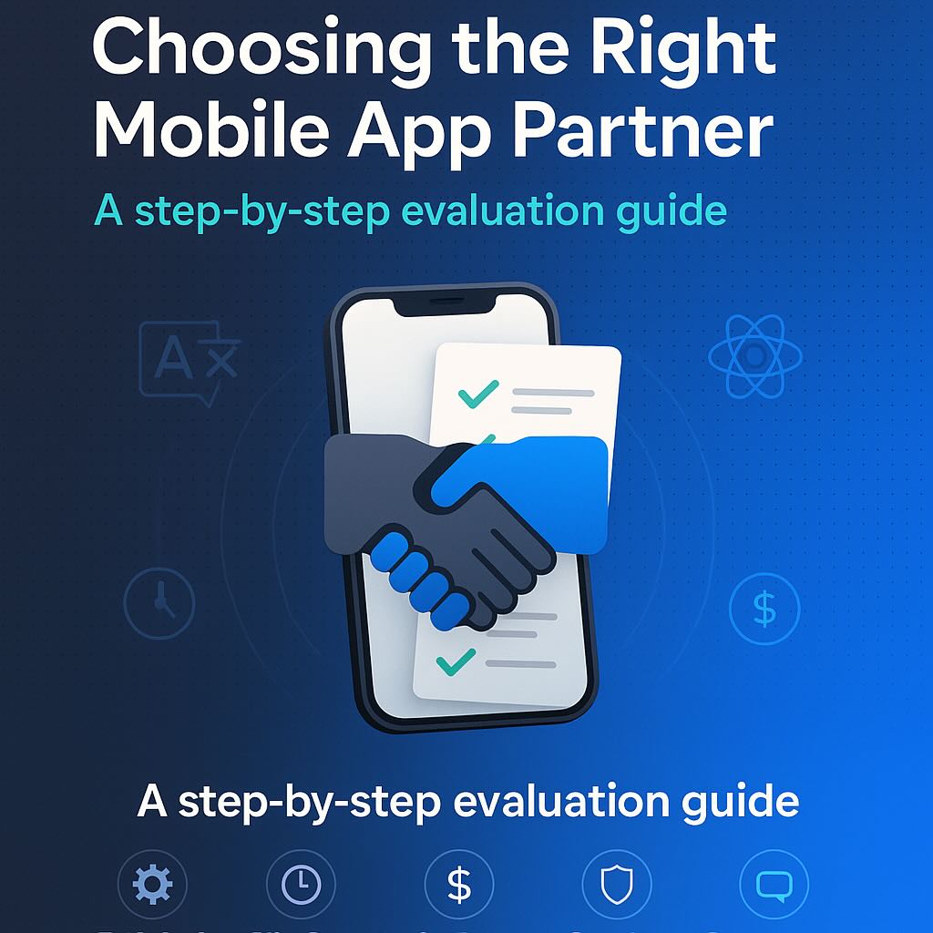 How to Choose the Right Mobile App Development Partner